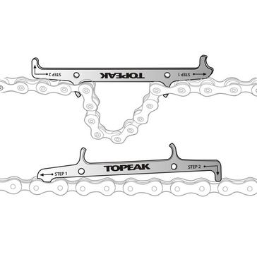 Silver Topeak Chain Hook & Wear Indicator