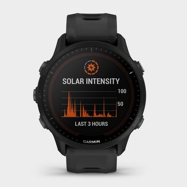 Black Garmin Forerunner® 955 Solar GPS Running Watch