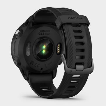 Black Garmin Forerunner® 955 Solar GPS Running Watch