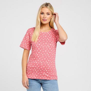 Pink Peter Storm Women’s Short Sleeved Ditsy T-Shirt
