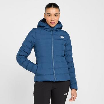 Blue The North Face Women’s Aconcagua Hooded Down Jacket