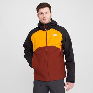Red The North Face Men's Stratos Waterproof Jacket