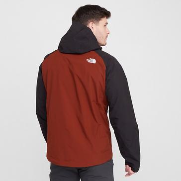 Red The North Face Men's Stratos Waterproof Jacket