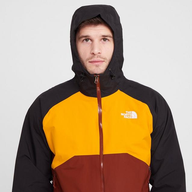 North face stratos sales jacket orange