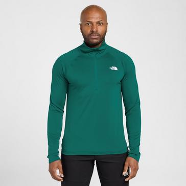 Green The North Face Men’s Flex II Half-Zip Fleece