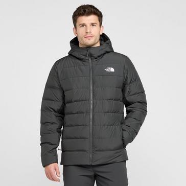 Black The North Face Men’s Aconcagua III Hooded Down Jacket