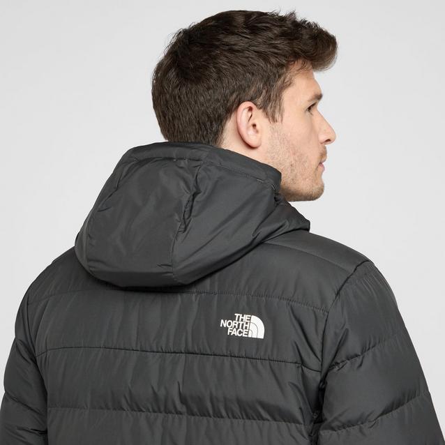 North face hooded hot sale down jacket men's