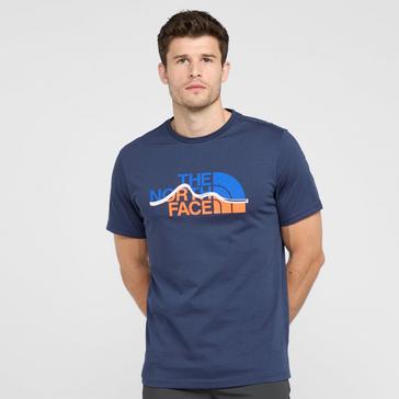 Navy The North Face Men’s Mountain Line T-Shirt