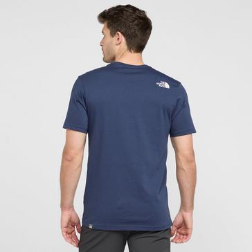 Navy The North Face Men’s Mountain Line T-Shirt