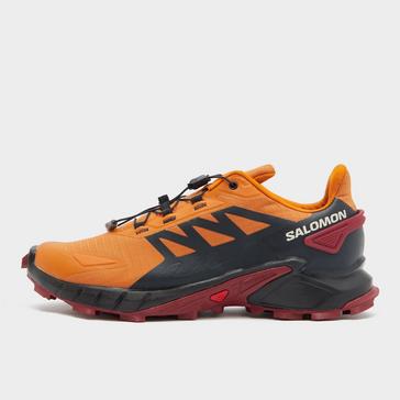 Orange Salomon Men’s Supercross 4 Trail Running Shoes