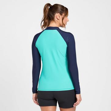 Green Freespirit Women’s Long Sleeve Rash Vest