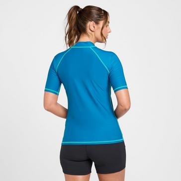 Blue Freespirit Women’s Short Sleeve Rash Vest