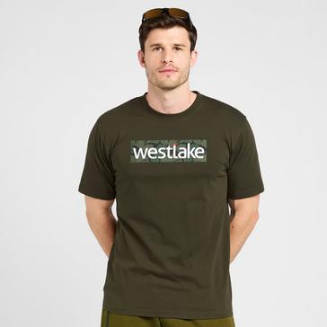 Green Westlake Camo Logo T-Shirt