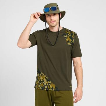 Green Westlake Camouflage Shoulder T-Shirt