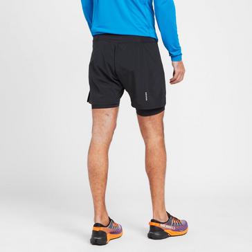 Black Montane Men's Slipstream Twin Skin Trail Running Shorts