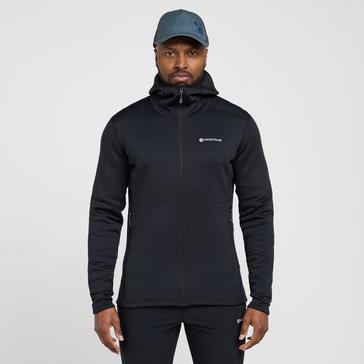 Black Montane Men's Fury Fleece Hoodie