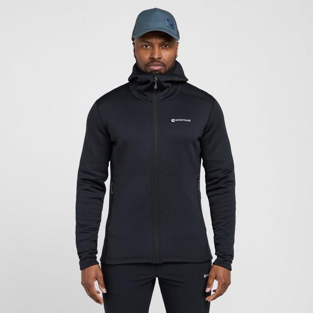 Mens black fleece outlet hoodie