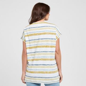 CREAM Weird Fish Women’s Sora Organic Stripe T-Shirt