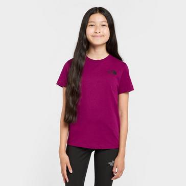 Purple The North Face Kids’ Simple Dome Tee