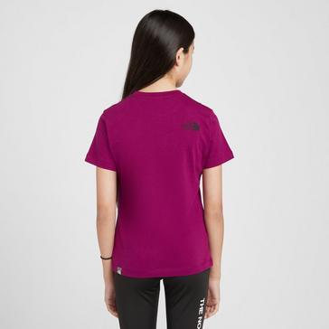 Pink The North Face Kids’ Simple Dome Tee