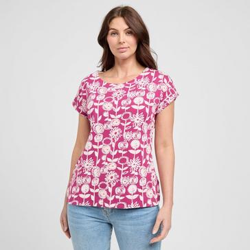 Pink Weird Fish Women's Thandi Patterned T-Shirt