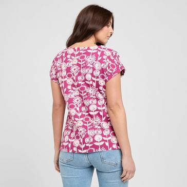 Pink Weird Fish Women's Thandi Patterned T-Shirt