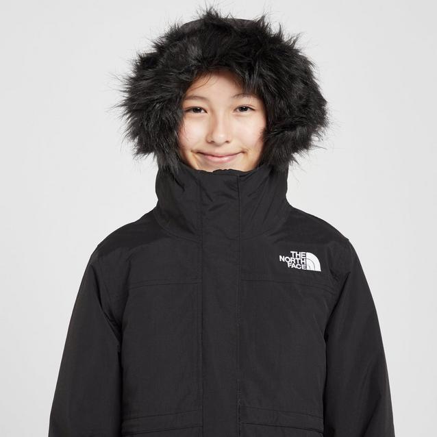 North face parka hot sale with belt