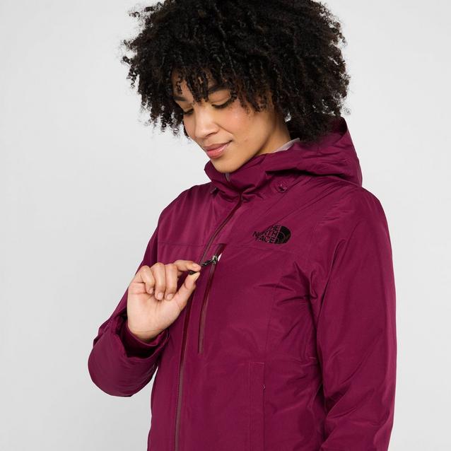 North face outlet ski jacket red