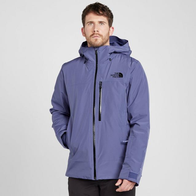 North face outlet blue ski jacket