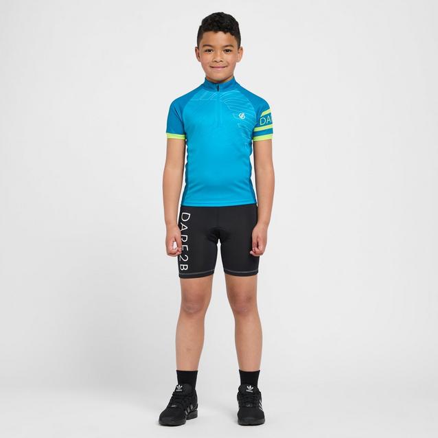 Kids Cycling Jersey Blue