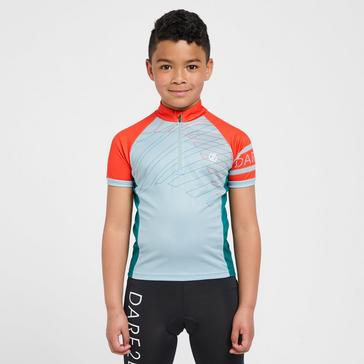 Orange Dare 2B Kids' Speed Up Cycling Jersey