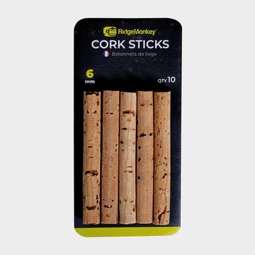 White RIDGEMONKEY Combi Bait Drill Spare Cork Sticks – 6mm
