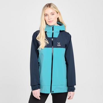 Blue Haglofs Women’s Front Proof Jacket