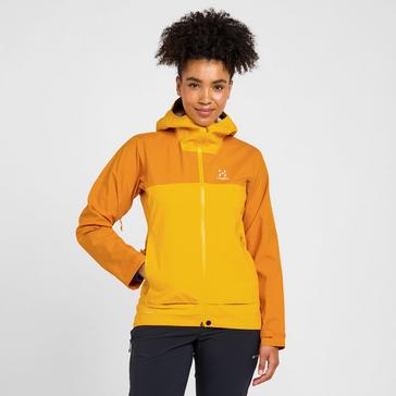 Yellow Haglofs Women’s Front Proof Jacket