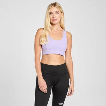 Athletic Attic - Athleta grey and white front zip sports bra, size