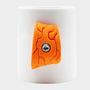 Orange Y and Y Vertical Climbing Mug