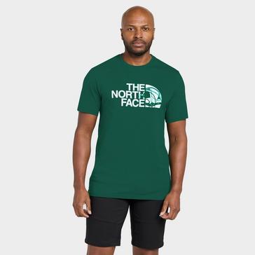 Green The North Face Men's Half Dome T-Shirt