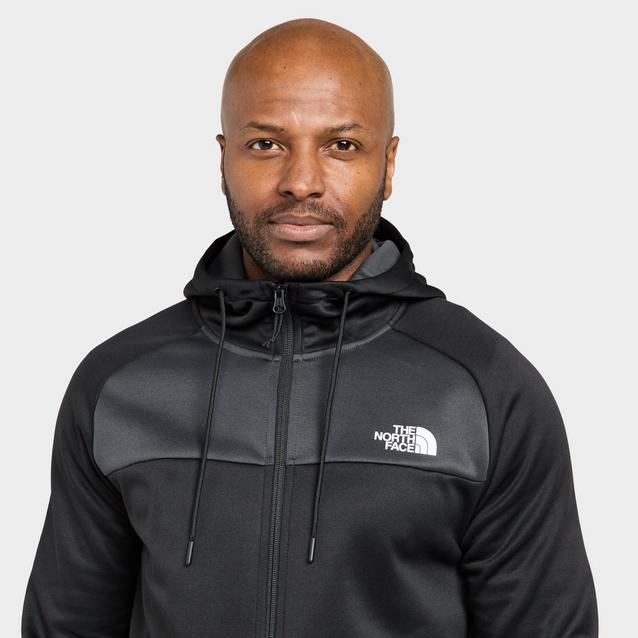 North face sale black zip hoodie