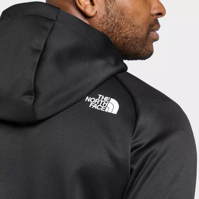 【THE NORTH FACE】 Training Reaxion full zip logo hoodie The North Face Training Reaxion full zip logo hoodie in grey