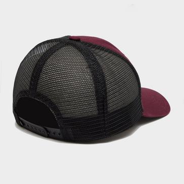 Red Black Diamond Low Profile Trucker Cap