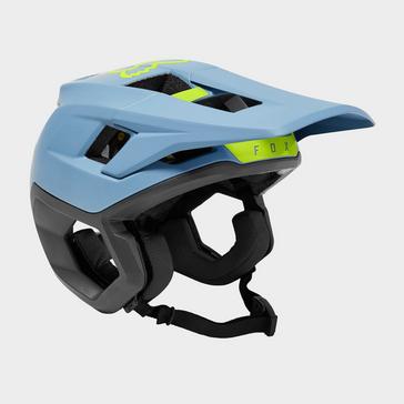 Light Blue FOX CYCLING Dropframe Pro Mountain Bike Helmet