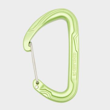 Green Edelrid Pure Wire 3 Carabiner