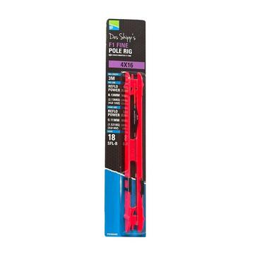  PRESTON INNOVATION 4x16 F1 Fine Pole Rig
