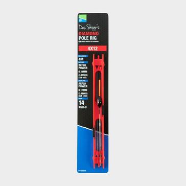 Red PRESTON INNOVATION 4x12 Diamond Pole Rig