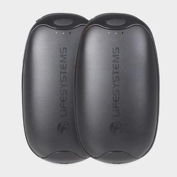 Grey Lifesystems Dual-Palm Rechargeable Hand Warmers