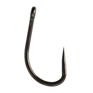 Black THINKING ANGLER Straight Eye Hook Size 6 (Barbless)