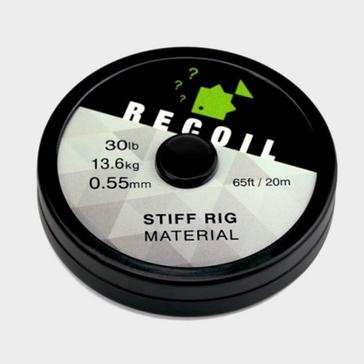 Black THINKING ANGLER Recoil Stiff Rig Material 30lb (0.50mm) 20m