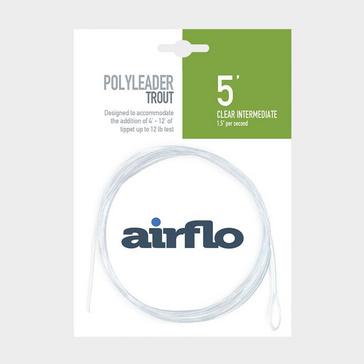 Clear Airflo Polyleader 5' Light Trout Intermediate Clear