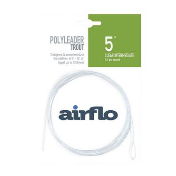 Clear Airflo Polyleader 5' Light Trout Intermediate Clear