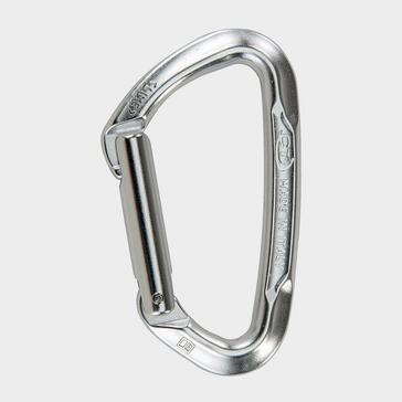 Silver Climbing Technology Lime Straight Gate Carabiner